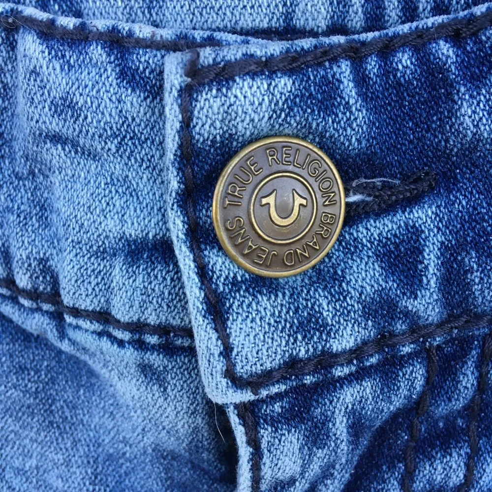 True Religion Rocco Skinny Distressed Trendy Grunge Y2K SZ 28